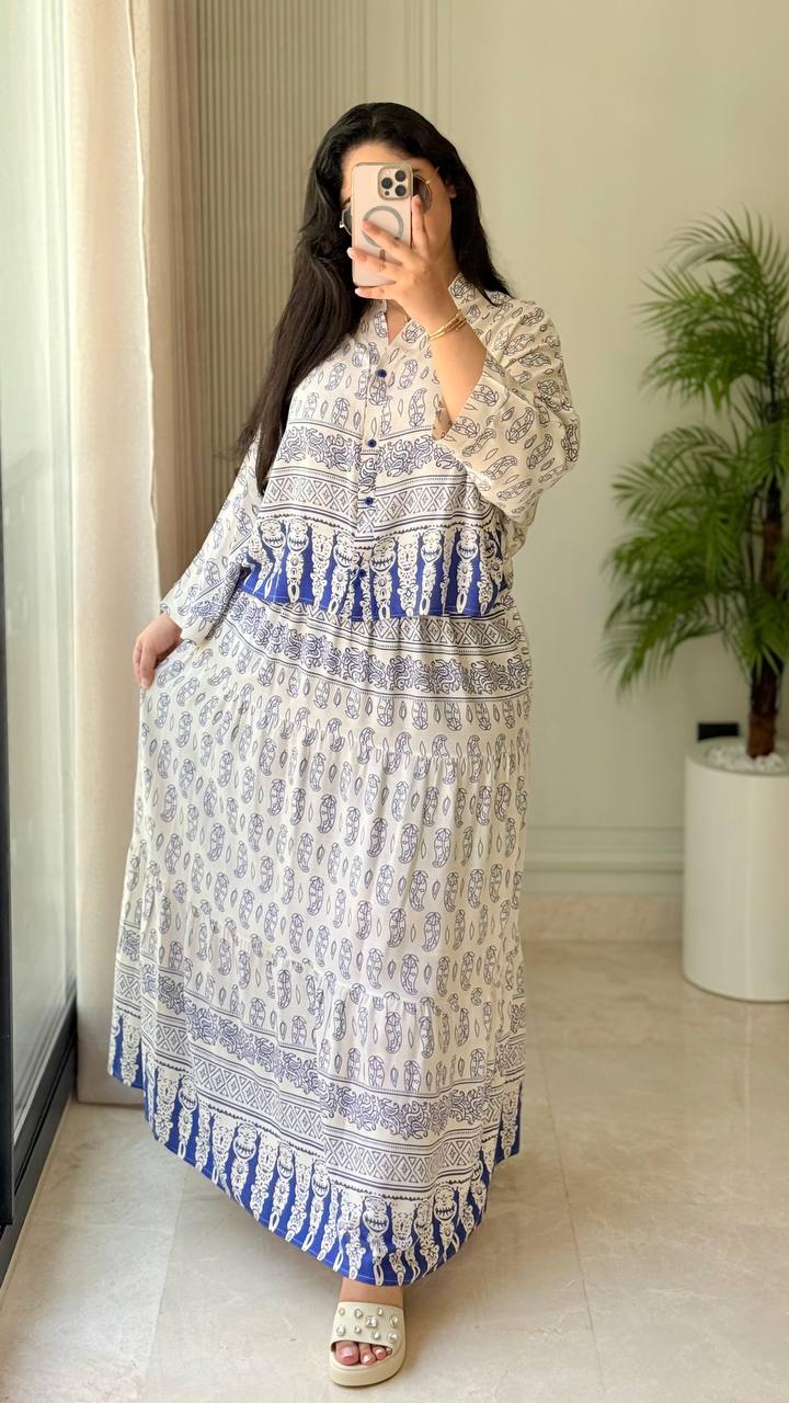 Ensemble Jupe + Chemise en tissu Le lin