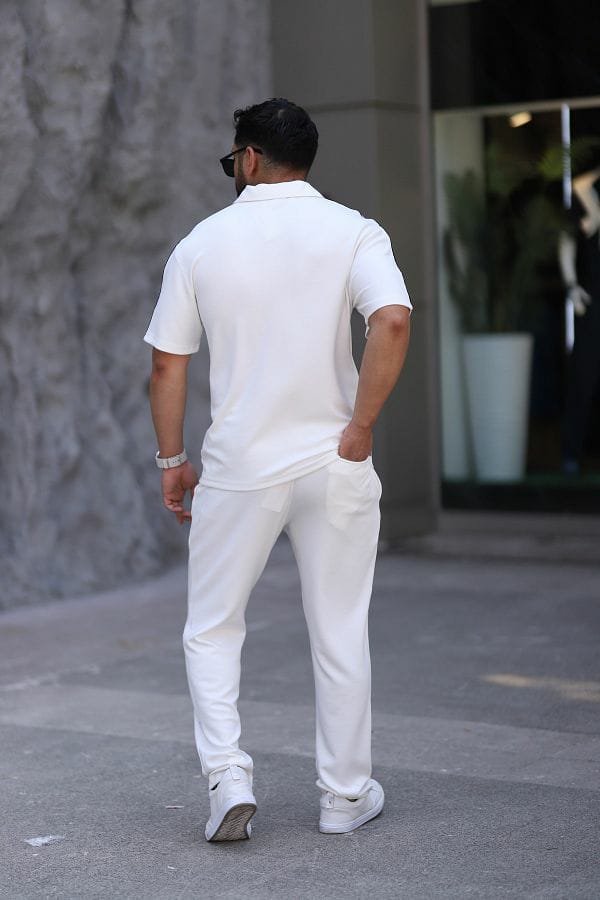 🖤 Ensemble Homme Polo blanc